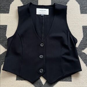American Eagle Black It Knit Vest